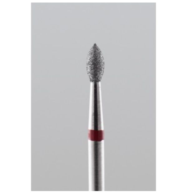 Червена остра капка – елмазна – 2.5 мм